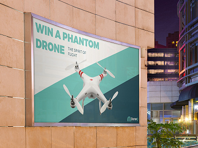 Drone Placard drone marketing placard print