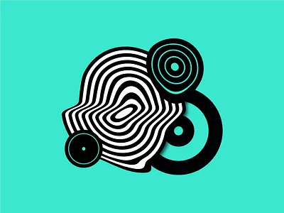 Distortion circles distortion exploration fancy graphic spacy