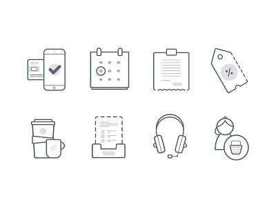 Yoco - Icons icons illustration line minimal minimal icons mobile simplicity sketch ui vector © isoflow