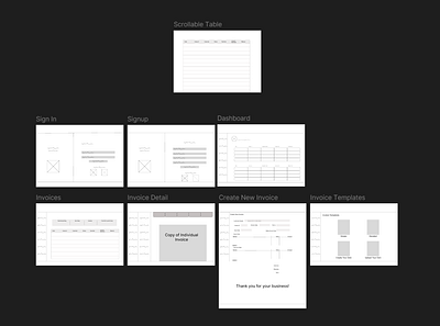 Invoissible Website Work In Progress! aspiring designer ux design wireframe workinprogress