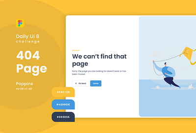 404 Page 404 daily ui design figma not found ui uiux web design