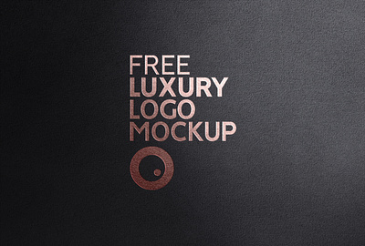 Rose Gold Luxury Logo Mockup - Free download mockup free mockup freebie logo logo mockup luxury mockup mockup mockup design mockup template psd