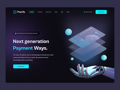 Futuristic Payment Web UI Design ai banking banking web credit card digital wallet finance platform finance technology fintech startup fintech ui futuristic theme futuristic ux interactive ui modern web payment design ui branding ui design ui typography ux ux design ux trends ux ui