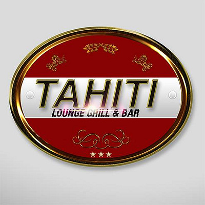 TAHITI LOUNGE GRILL & BAR 3d branding graphic design logo