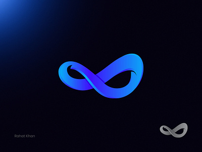 Infinite Flow – Gradient Ribbon Logo Concept | Infinity | Tech 2025 3dlogo brandidentity creativeprocess designinspiration gradientdesign infinitylogo logo 2025 logodesign modern logo tech logo techbranding