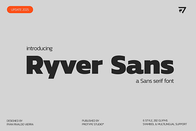 Ryver Sans Font branding design font font design graphic design illustration logo typeface typography ui