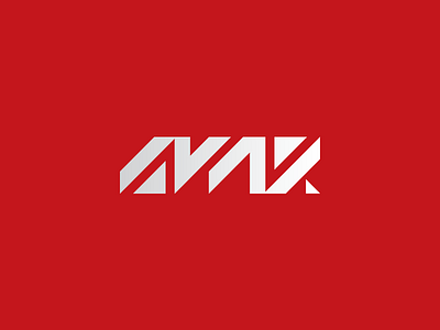 Abstract Monogram construction gradient i icon logo monogram r red strong vector w