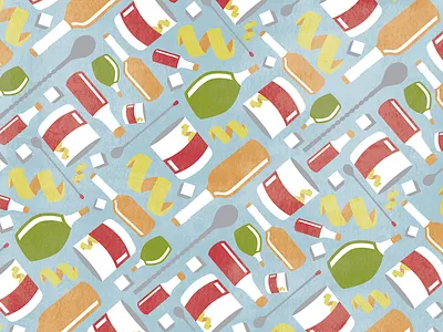 Sazerac Pattern absinthe bitters booze cocktail illustration pattern peychauds repeating rye sazerac whiskey