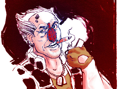 Ozob character design illustration photoshop