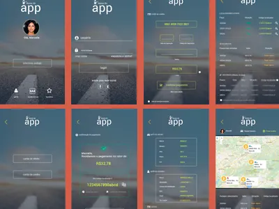 nameless app for a prepaid toll system app mobile pedágio prototype toll app toll system ux