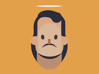 Dead Kingpin character chriswalkman flatdesign illustration jesus mafia vector