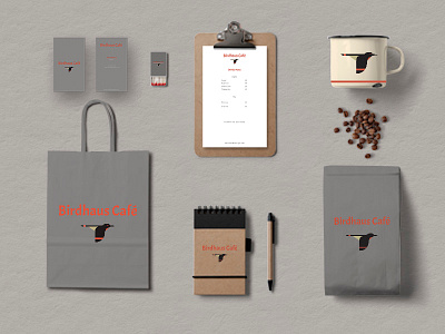 Birdhaus Cafe art direction branding graphic design identity