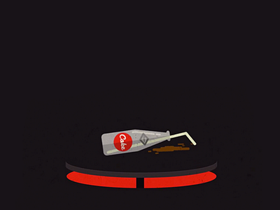 Coke black coke comedy roast red straw