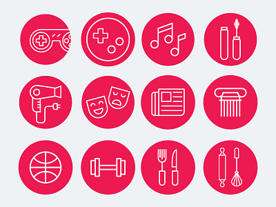 In Progress Icons icons line tubular