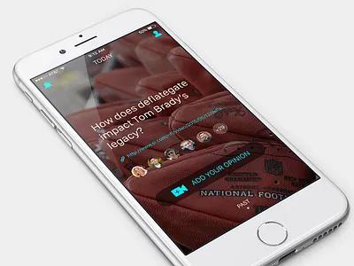 iOS App app design discussion interests ios today ui ux