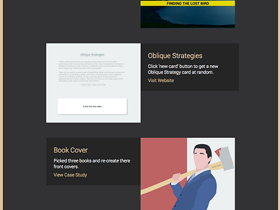 Portfolio site updated / face lift classy design mockup portfolio redesign responsive ui ux website