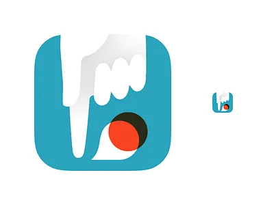 iOS App Icon app bubble hand icon ios