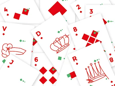 Jeux de cartes 4 bordeaux card carte freelance game graphiste jeux jeux de cartes king