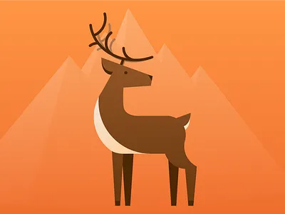 Stag app deer doe hunt hunting mountain orange outdoors stag