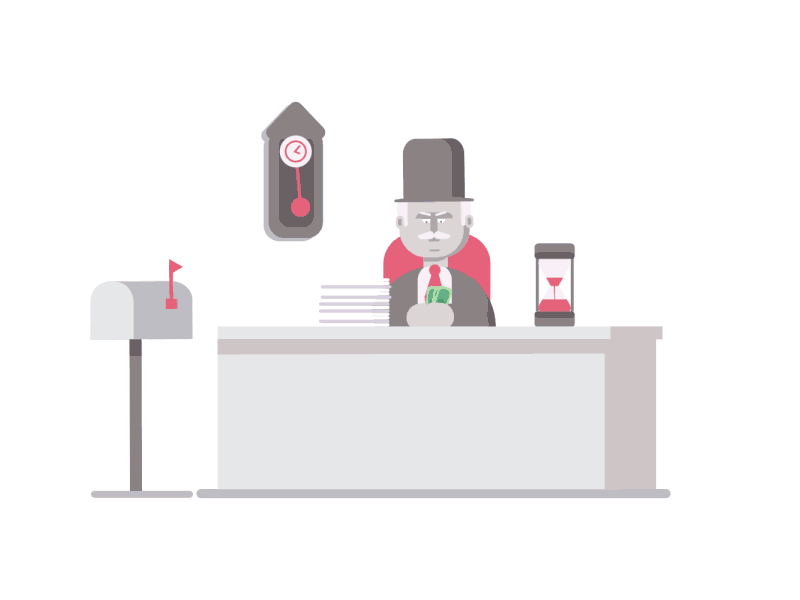 Pay me! animation design flat gif illustration lightning money rich send thunderbolt