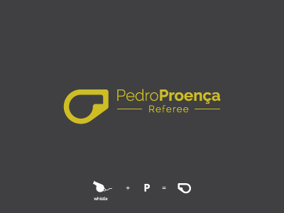 Pedro Proenca Referee brand mark design graphic design logo logo mark logotype mark minimal logo minimalist logo minimalistic logo seamstress symbol