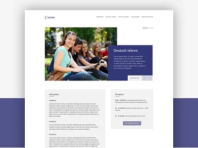 Start page [WIP] clean design home start webdesign wip