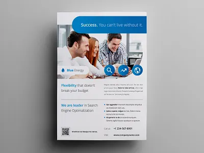 Business flyer / Ad template #3 ad advertisement business clean flyer icon minimal poster print template vector vectors