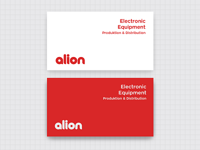 Alion Card identity logo logotype
