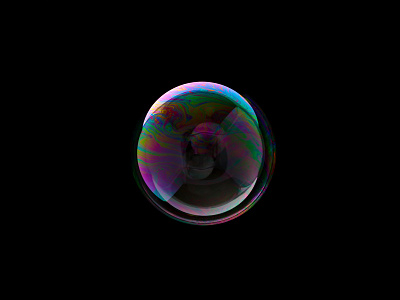 Photograph of bubble black bubble photo sphere