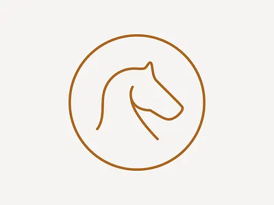 São Lourenço do Barrocal animal badge barrocal horse icon minimal roundel vector