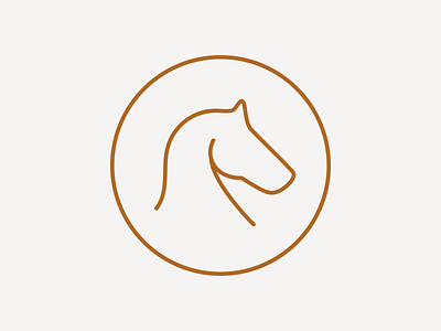 São Lourenço do Barrocal animal badge barrocal horse icon minimal roundel vector