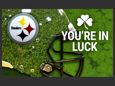 St. Patrick's Helmet nfl st. patricks day steelers