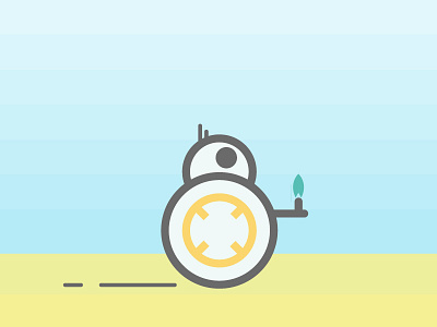 BB-8 Thumbs Up! abe schmidt bb 8 bb8 bb8 wallpaper force awakens minimal seattle star wars thumbsup vector wallpaper