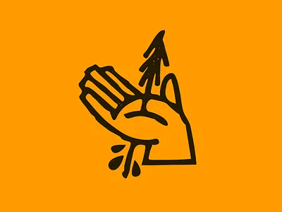 The Environmentalist blood environment environmentalist hand tattoo texture tree vector