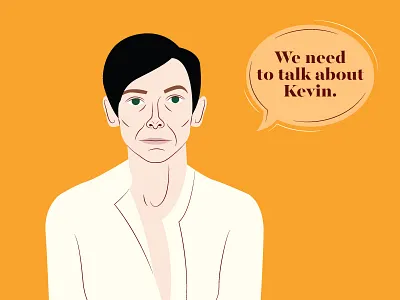 Tilda Swinton actress ai funny or die illustration illustrator kevin line movie portrait tilda swinton woman