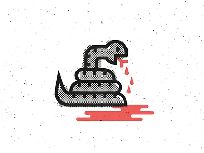 Snake Speriment art blood half tone icon illustration line poison snake texture venom