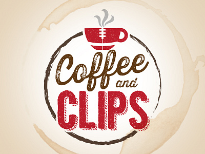 Coffee and Clips atlanta coffee falcons football logo