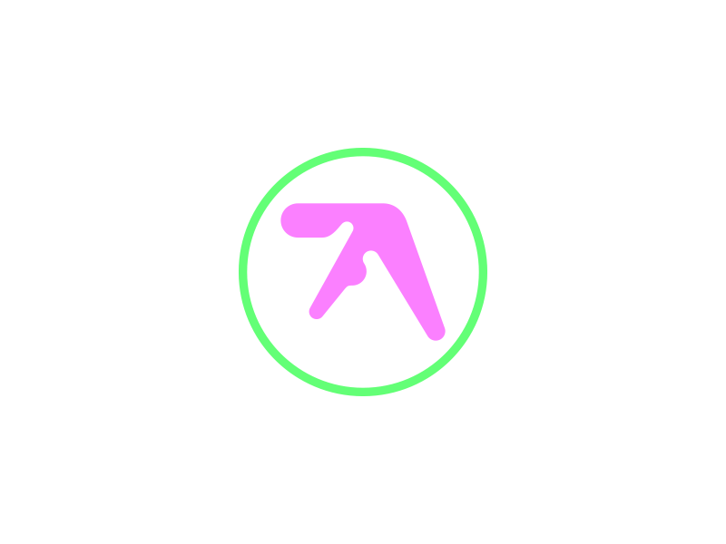 AFX afx animated aphex twin blind colors gif illustration kikillo logo peng