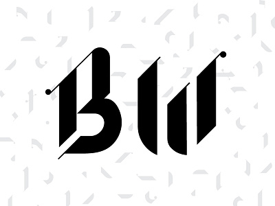 BT DUBZ black letter branding custom type dat new new