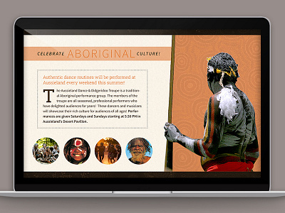 Aussieland Website 3 aboriginal australia pattern web