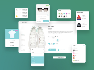 Patagonia UI KIT e commerce ecommerce eshop fashion light style ui uikit webdesign