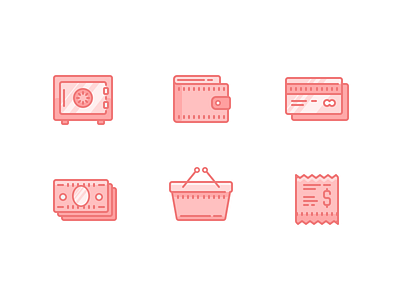 Money Stuff bill card credit card debit card dollar icon icons money red shopping cart