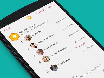 Leaderboard for CRM gamification