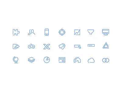 Icons app austin design iconography icons set ui