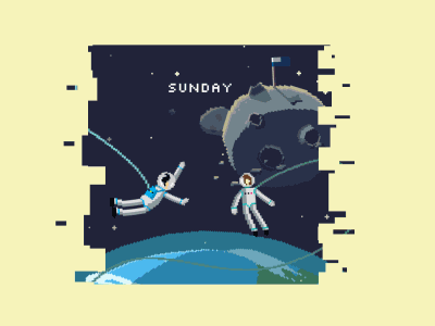 Lift off camping feeble graphics monster motion other peter pixel pixel art sea