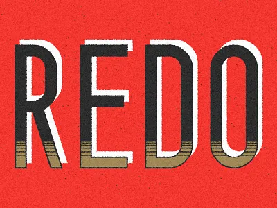 Redo redo type typography