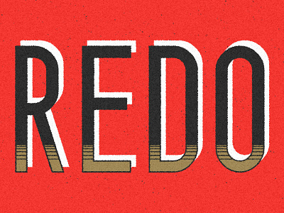 Redo redo type typography