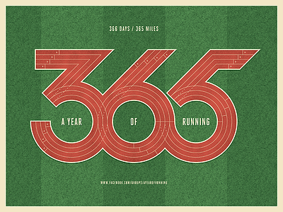Poster idea for A Year of Running