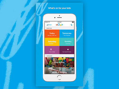 Hoop App Store Image app blue drawing home hoop ios iphone kids save screen