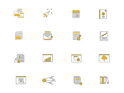 Icons Set icon design icons line icon outline icon vector